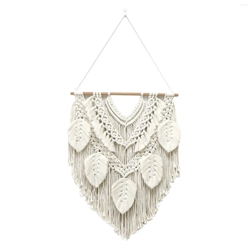 Arazzi Arazzo chic Macrame Decorazione da parete Elegante e accattivante Boho Accessori di arredamento per la casa Nappa boema