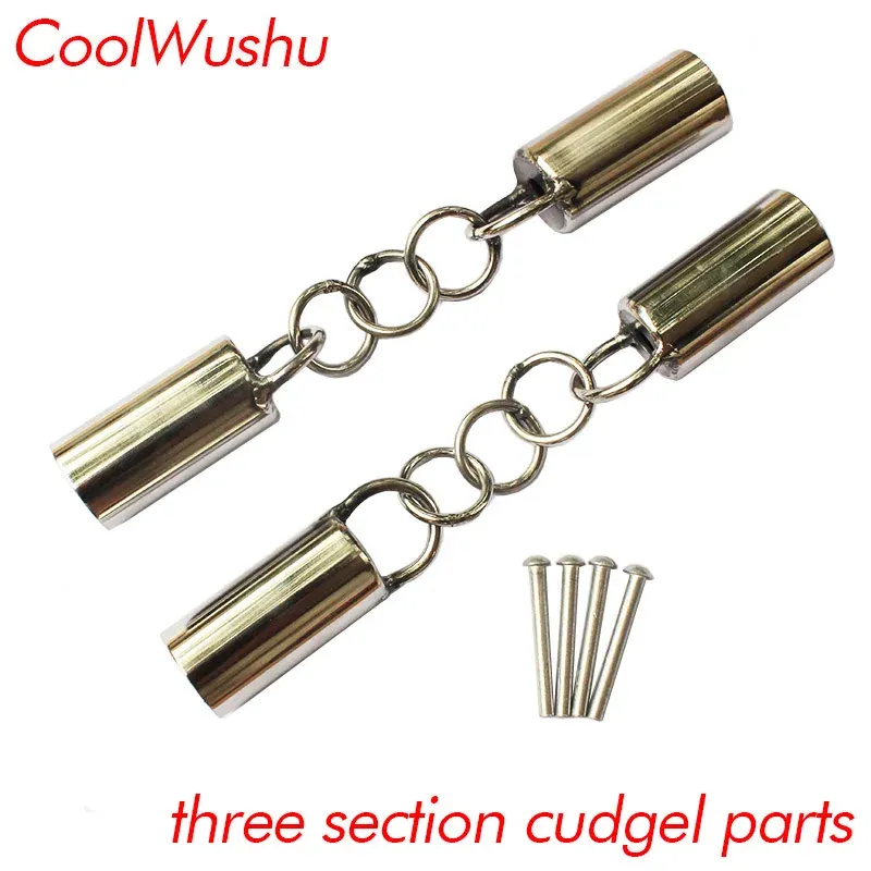 Arts Stainless steel Three section cudgel parts send rivets outside diameter 2.5cm