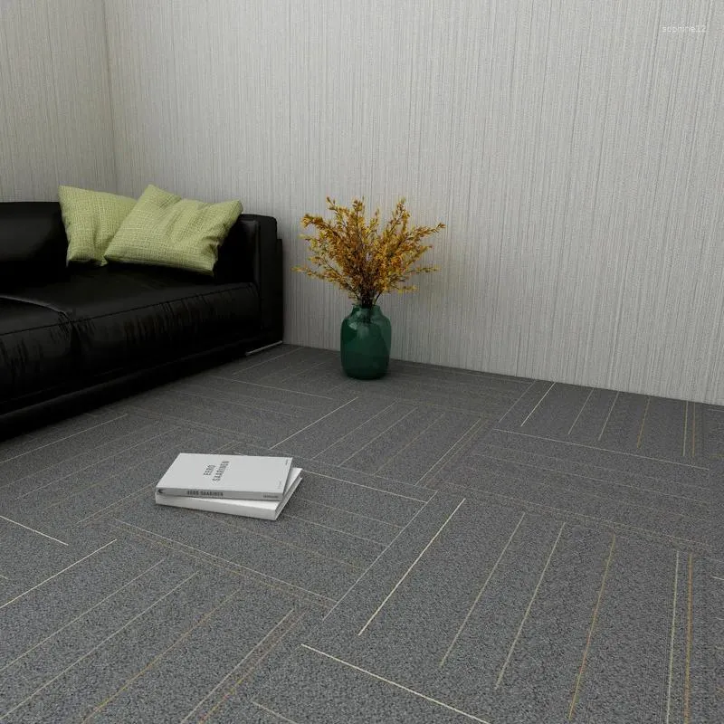Mattor Miljöfri skarvning Office Square mattan Golvmatta för fabriksmötesrumsstygn Modern modestil