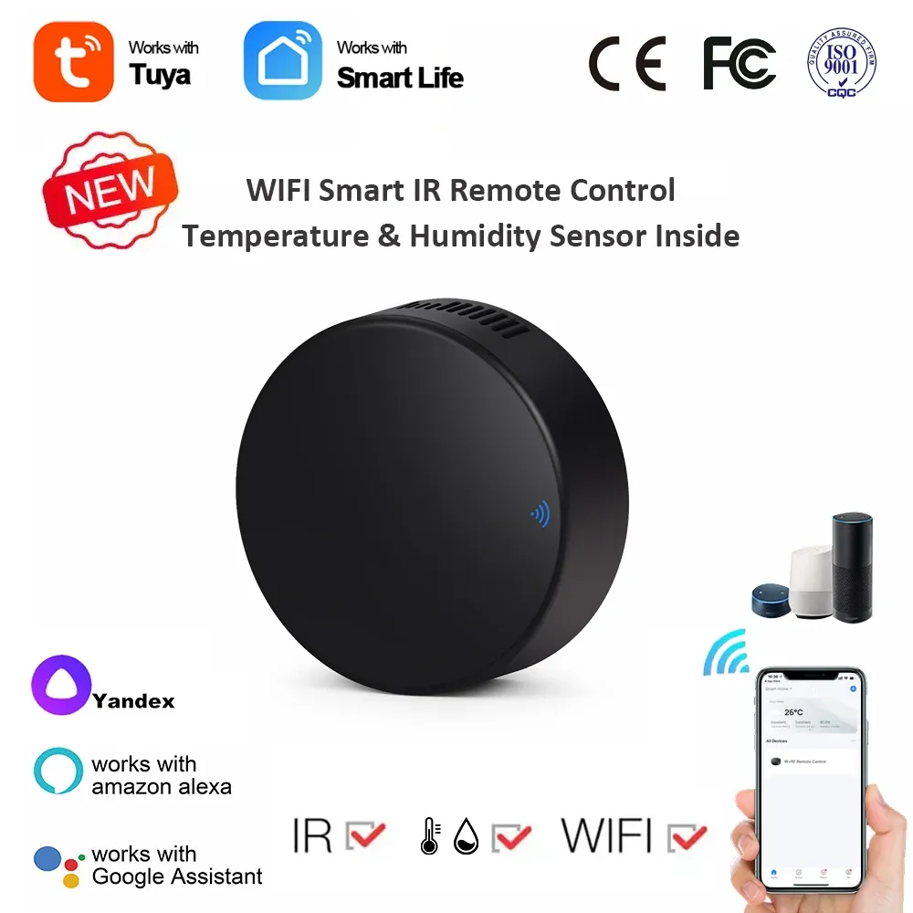 DHgate.com:Tuya Smart WiFi IR Remote Control with Temperature ...