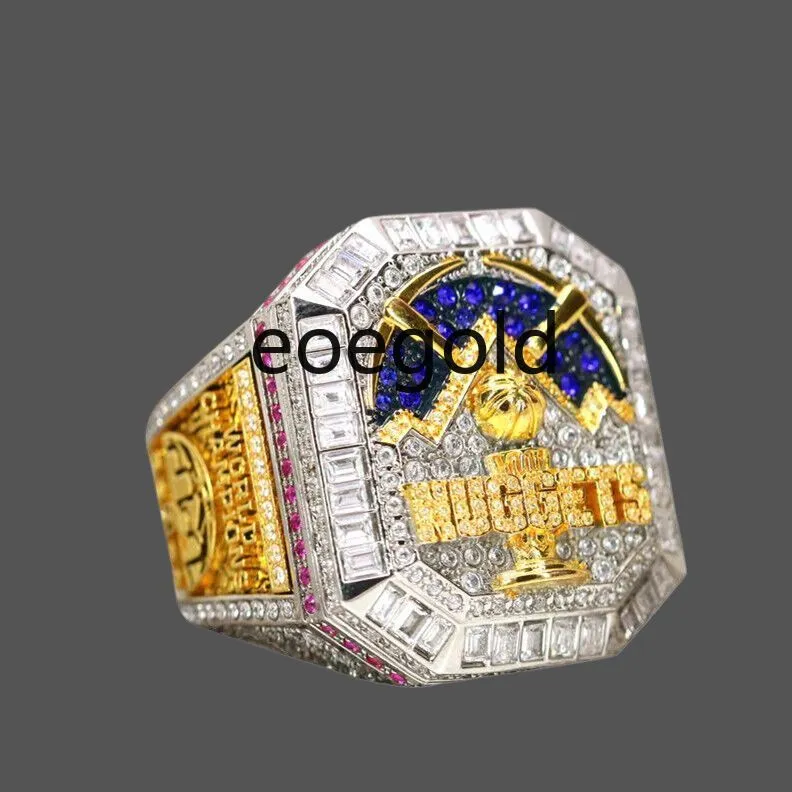 Designer 2023 World Basketball Championship Ring Luxury 14K Gold Champions Rings Star Diamond Sport Jewelrys for Man Woman