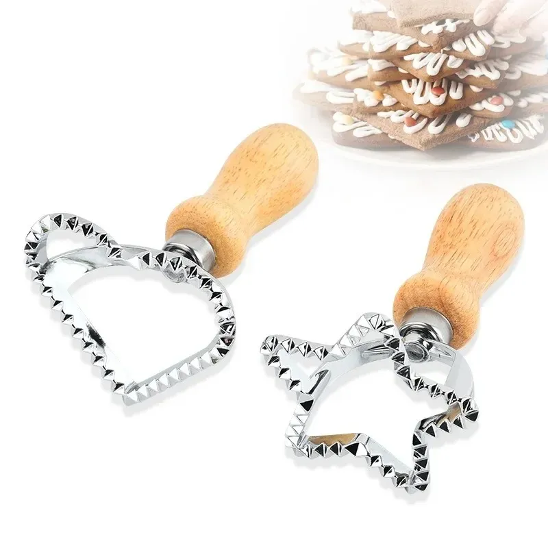 2024 Ravioli Cutter Pastry Press Mould Dumpling Lace Actoring Device Maker Maker Ravioli Stamp Cookie Mold Mould Baking Tool- for Dumpling Lace Mould