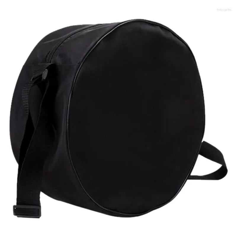 Sacs de rangement Sac de roue de yoga Cercle Grande capacité Double fermeture à glissière Pilates Sac à dos avec sangle réglable