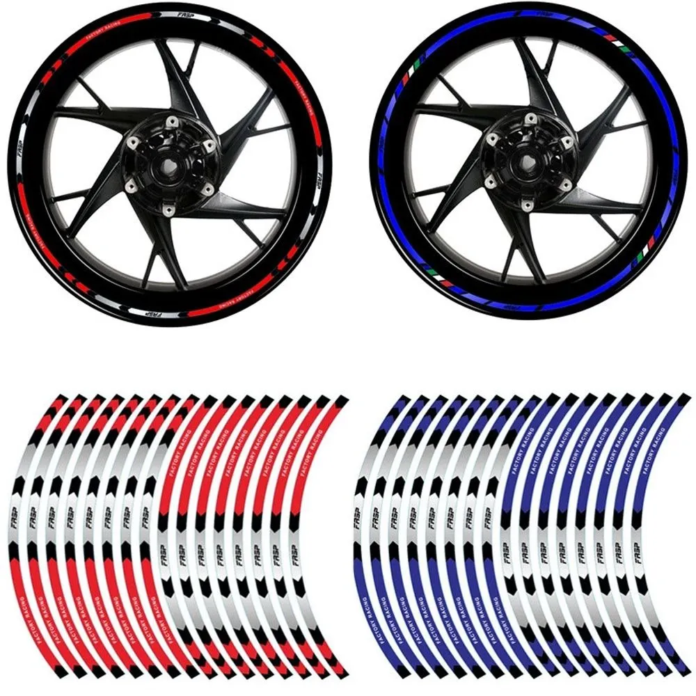 Reflective Motorcycle Wheel Stickers - High Visibility Bicycle Wheel ...