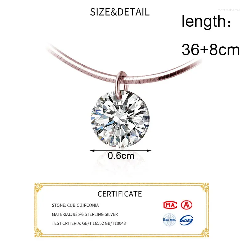 Anhänger SOFTPIG Echt 925 Sterling Silber RUNDE Zirkon Anhänger Halskette Für Mode Frauen Geburtstag Party Edlen Schmuck Nette Accessoires