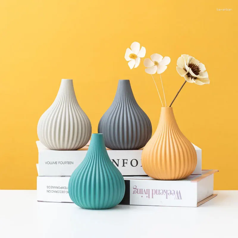 Vasos nórdico flores de cerâmica vaso decoração rústica casa decoração casa sala de estar decorações quarto moda