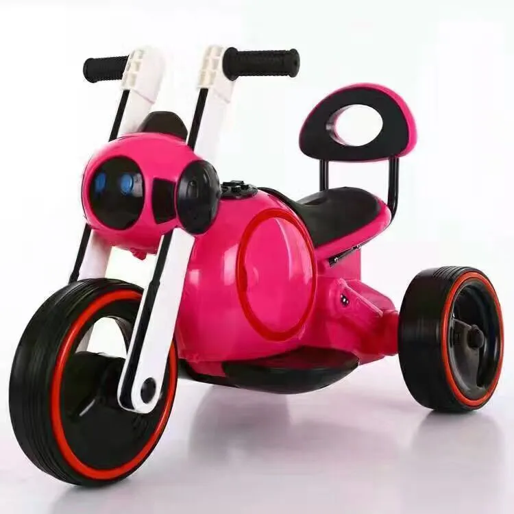 Space Dog Kinder-Elektro-Motorrad, neues Jungen- und Mädchen-Baby-Dreirad, Studio-Geschenk, Musik-Spielzeugauto