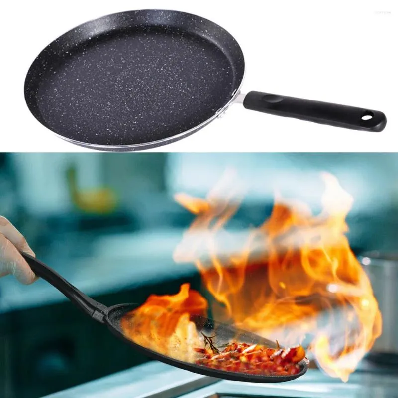 Casseroles non bâton crêpe cuisine ustensiles de cuisine ustensiles d'induction de gaz de gaz de cuisson électrique petit déjeuner anti-échec