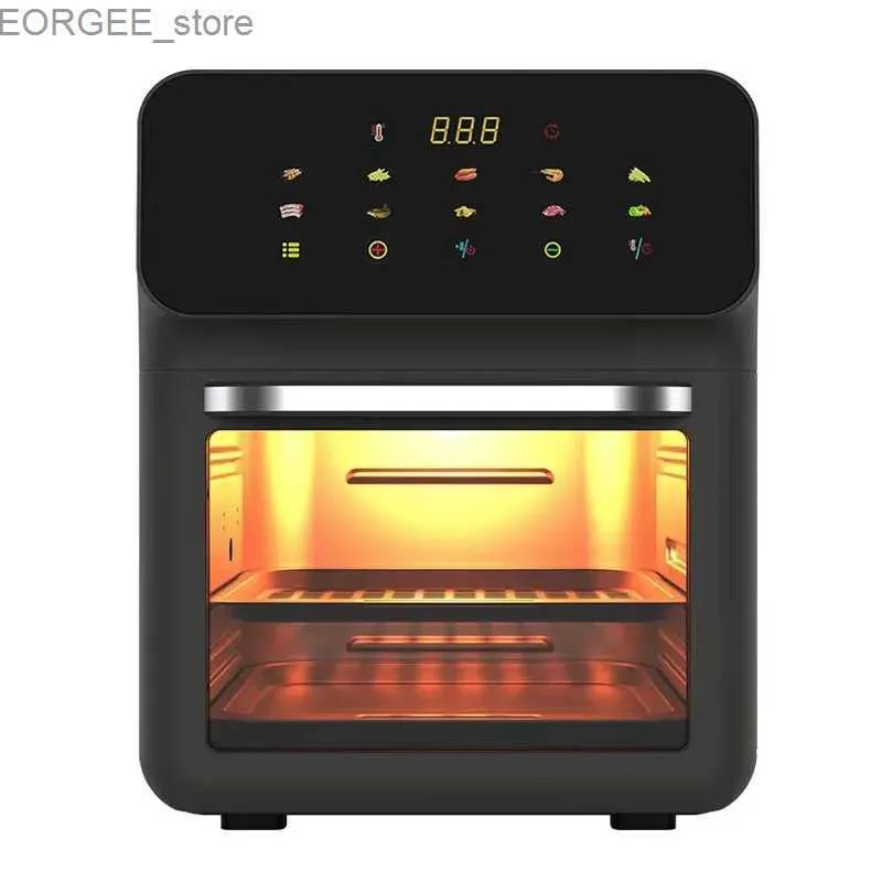 Fryers à air maximum 2400W Oven Oven Ménage Fryer Fryer Multifictional Touch Contrôle 3 couches Cuisine de cuisine Machine à vapeur Fryer Y240402