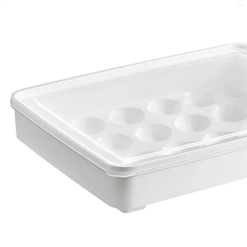 Storage Bottles 24 Grid Egg Holder Versatile Reusable Eggs Tray Bins Rack Box For Cabinet Refrigerator Kitchen Fridge Shelf