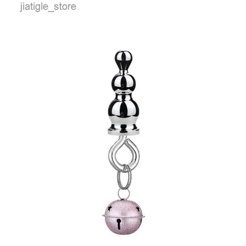 Andra hälsoskönhetsartiklar Bell Pendant Anal Plug Female Hip Toy Jugetes Ualidad Game Product Y240402