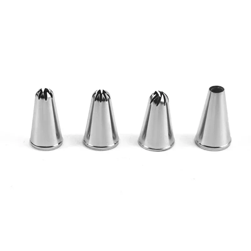 Stainless Steel Drop Flower Tips Cake Nozzle Cupcake Sugar Crafting Icing Piping Nozzles Molds Pastry Tool 