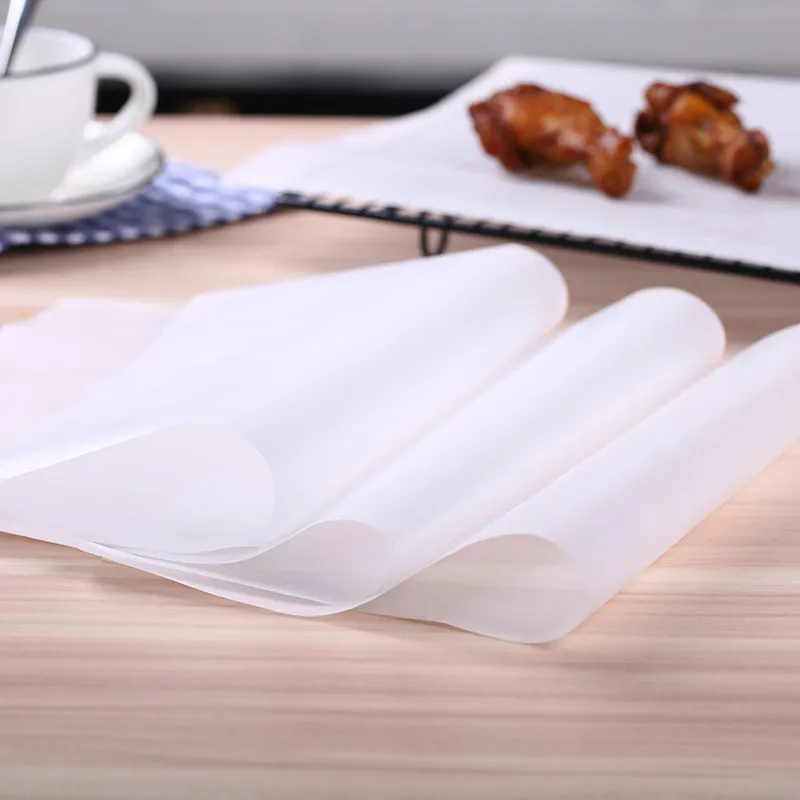 Factory direct double-sided silicone oil paper barbecue plate pad paper oven baking oil paper barbecue paper 33*22