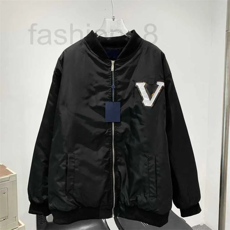 Designer Mens veste design vêtements de luxe de haute qualité américaine haute rue mode printemps et automne lettre avant et arrière étiquette en cuir manteau à glissière OHVI