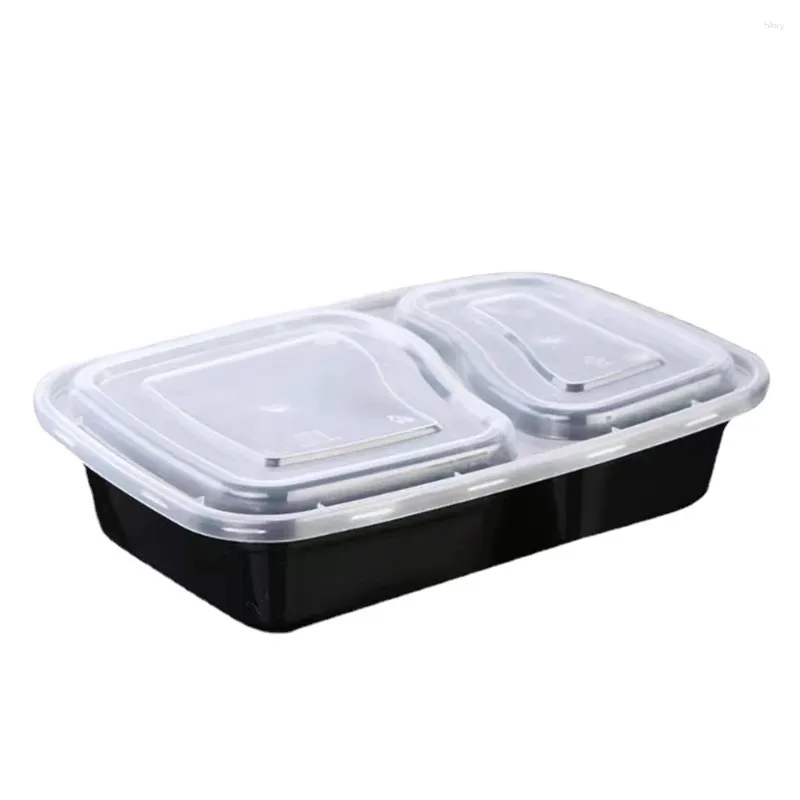 Retire recipientes 20 pacotes/lote pp alimentos-vedação forte e caixa de armazenamento de grande capacidade refeição almoço extra grosso