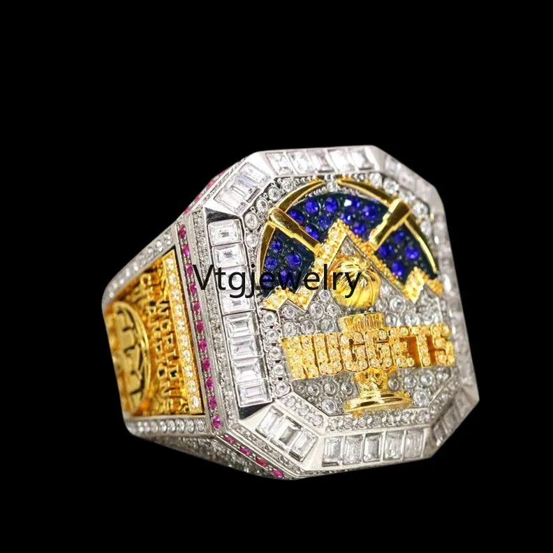Lyx 2023 World Basketball Championship Ring Designer 14K Gold Champions Rings Diamond Sport Jewelry for Mens Womens