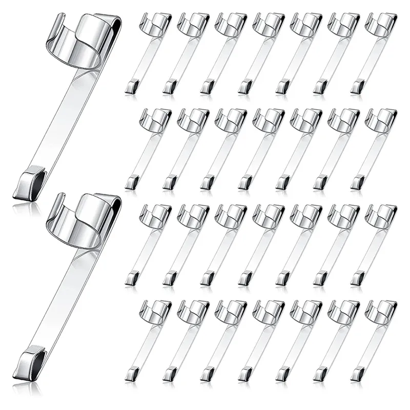 60 Pack Metal Pencil Clips, Portable Slide-On Pencil Pocket Clips for ...