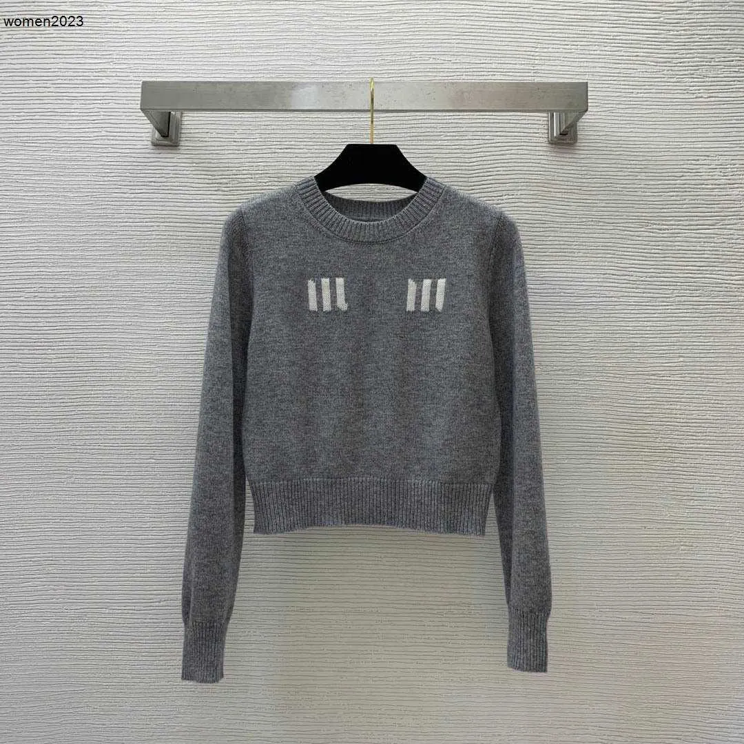 Women Knitwear Brand sweater Designer knitting Fashion Logo womens long sleeve sweaters Knitted Round neck collar jumper Apr 02