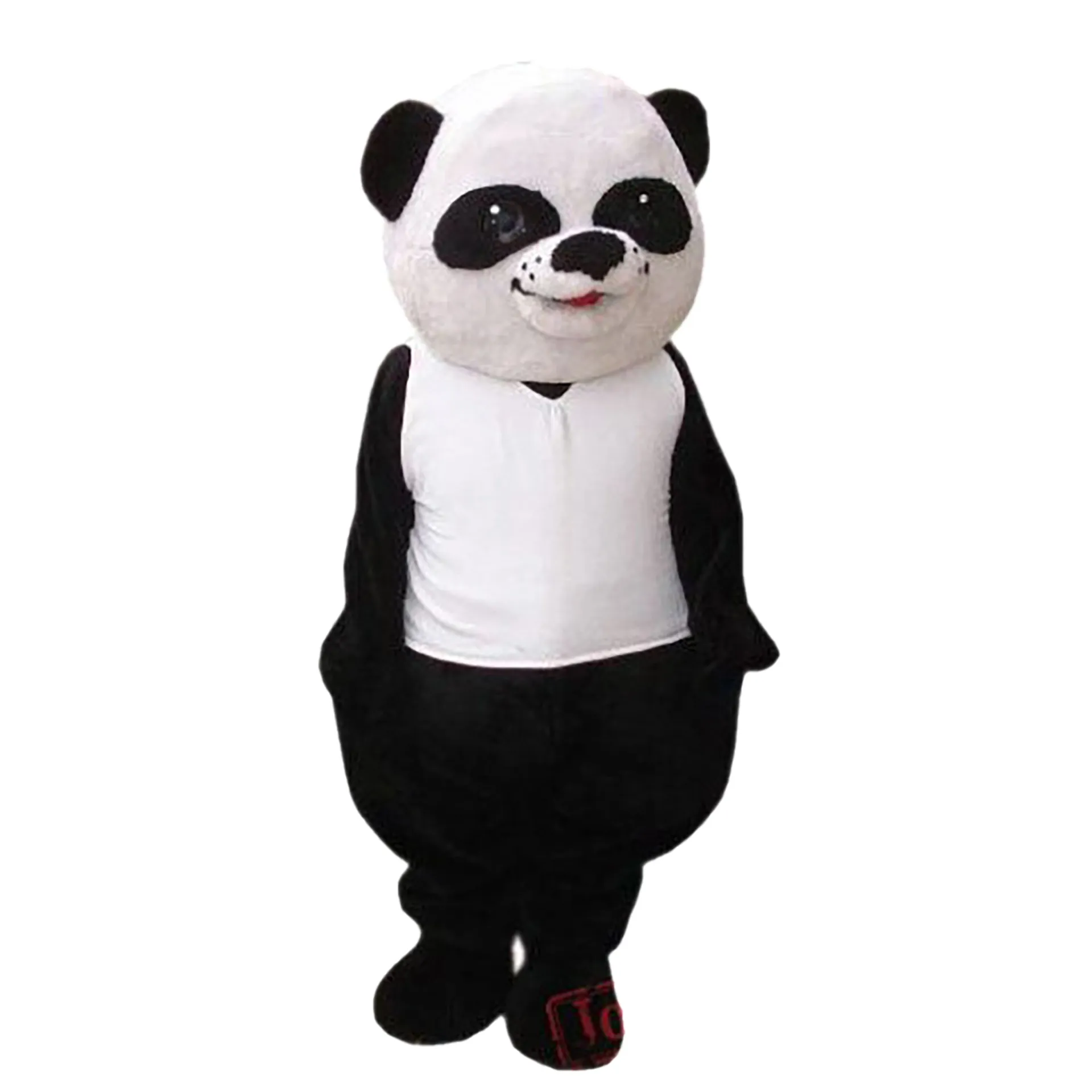 2024 Halloween vuxen Panda Cartoon Mascot Costume Fursuit Halloween kostym Kostymer för storskaliga scenevenemang Bästa kvalitet