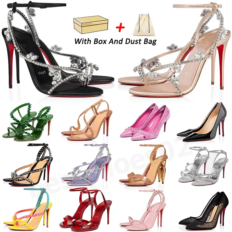 2024 Pumps Rode Hakken Bodems Designer Dameskleding Schoenen Loafers Grote maat Stiletto Peep-toes Sandalen Luxe bodems Hoge hak Hot Chick Sneakers Rubber met doos 35-43