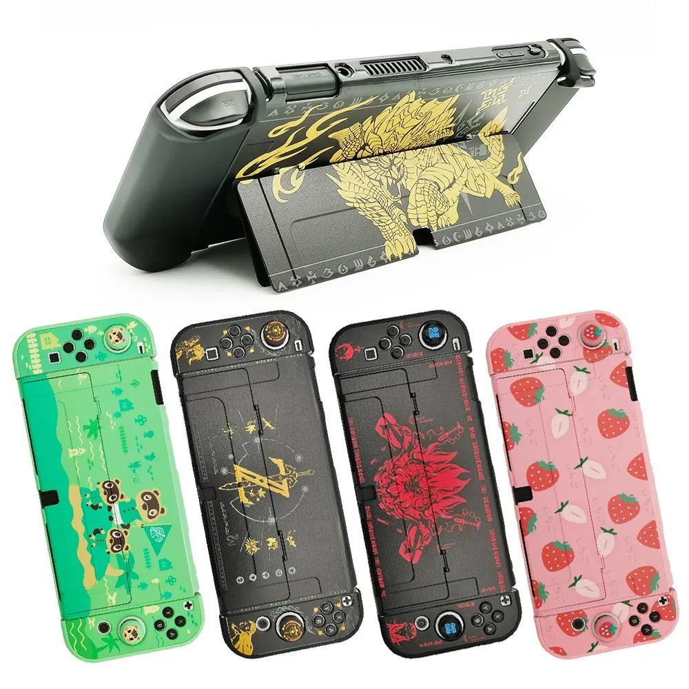 Fall för Nintendo Switch Shell Nintend Switch Hard Case Protective Housing Thin Cover Hud Färgglada NS Switch -tillbehör