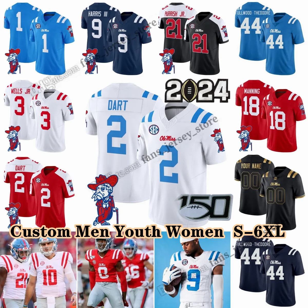 Save Big on Bulk Ole Miss Jersey Gridiron Supporter Jersey Collegiate  Edition, Lightweight Material, Multiple Sizes Available Show Your Team  Spirit!
