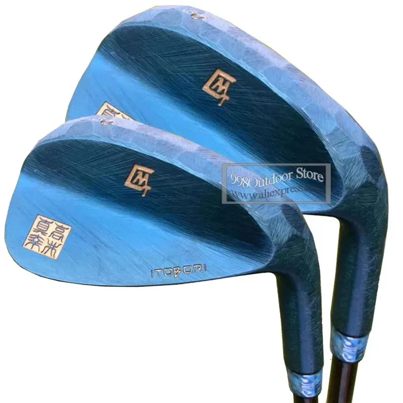 Högerhänt golfklubbar MTG Itobori Golfkilar 48-60 grader Steel Shaft Blue Wedges eller Clubs Head 240326