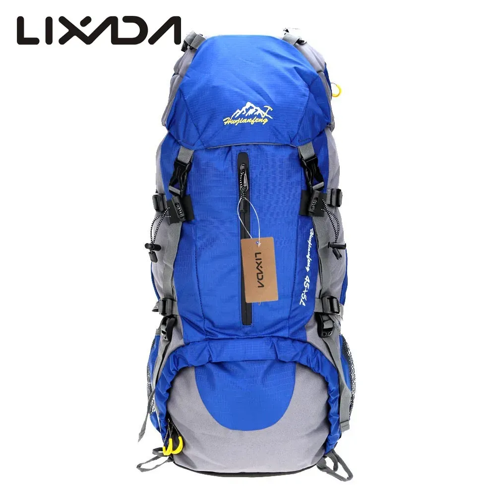 Sagnose Lixada 50L da campeggio da campeggio impermeabile per esterni per escursionisti da viaggio per trekking zaino per alpinismo con copertura di pioggia