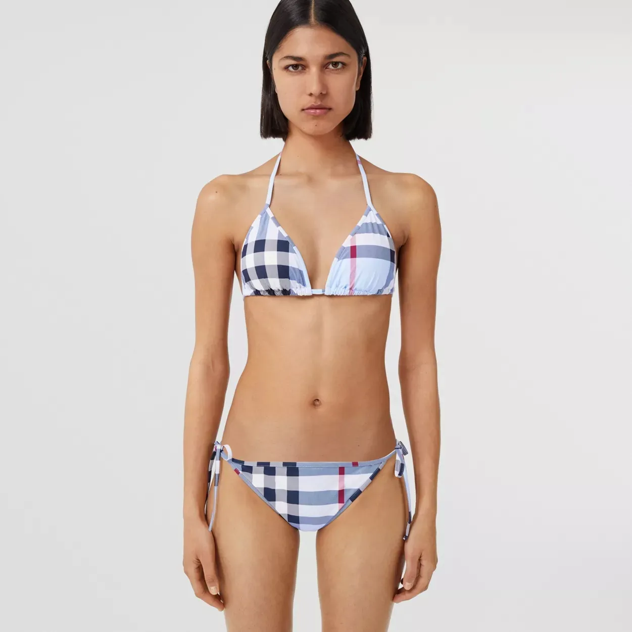 Luxury brand bikini designer Sexy Beach Bikinis swim suit Fashion Letter lattice Lace Up Summer Split Swimsuit for women