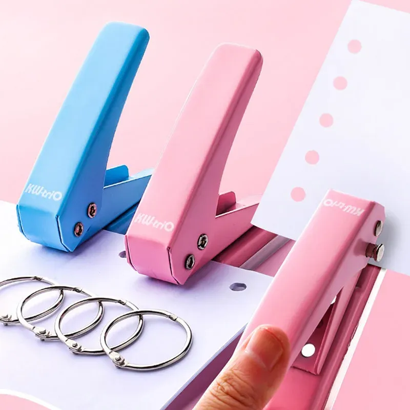 10pcs 16mm 30 Hole Plastic Binding Clip Loose-leaf Binding Strip Removable Notebook Ring Bind Buckle Clips School Office Binder - 21