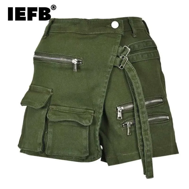 Men's Shorts Mens Shorts IEFB niche product pocket design denim shorts mens loose fitting high waisted mens clothing 2023 fashion new fashion trendsC240402