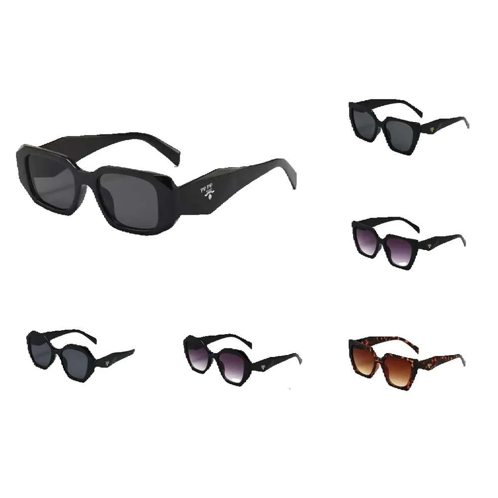 2023 Designer-Sonnenbrille, klassische Brille, Goggle, Outdoor-Strand-Sonnenbrille für Mann und Frau, Mischungsfarbe, optional, dreieckige Signatur, mit Originalverpackung