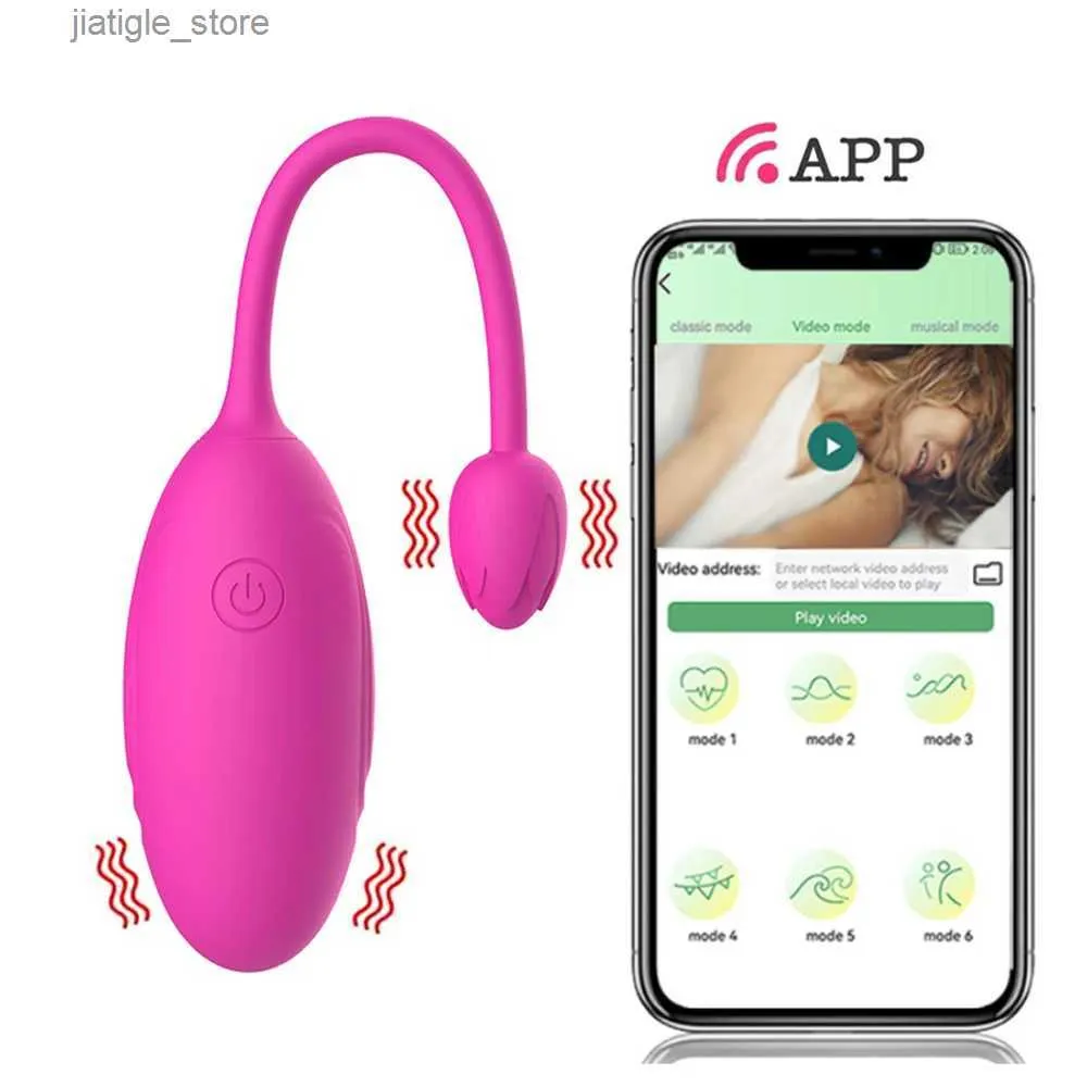 Other Health Beauty Items Female Vibration Simulator Application Control G-Spot Vaginal Ball Kegel Wears Vibration Love Adult Products Y240402
