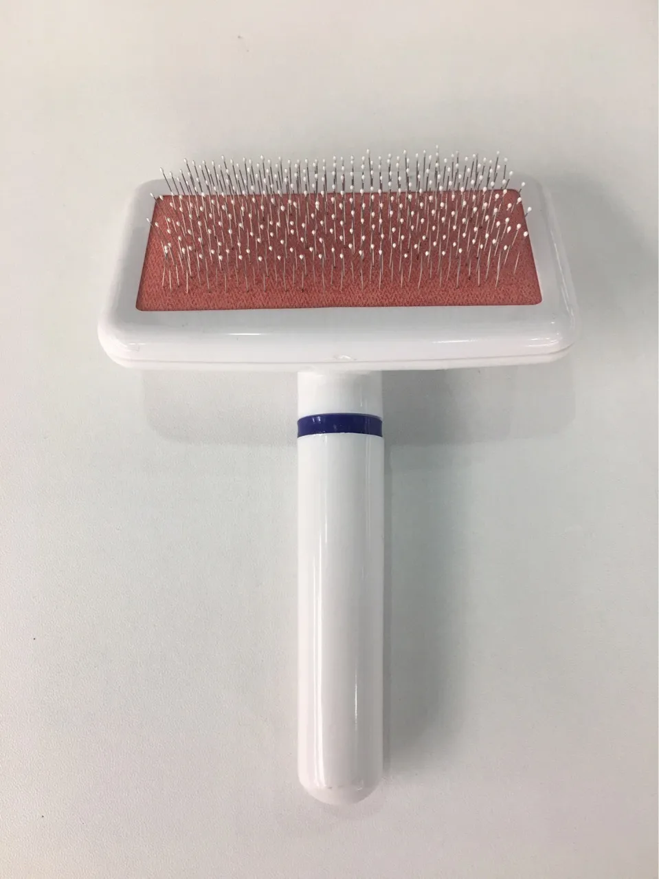 Peigne à aiguilles épais, brosse d'épilation pour animaux de compagnie, petit et léger en plastique pour chien, peigne à puces pour chat, élimination des poux, vente en gros