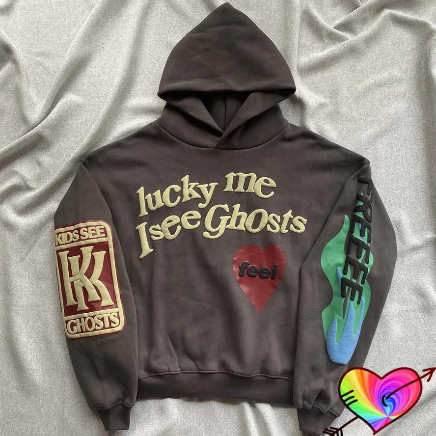 Ubuy Lucky Me I See Ghosts Hoodie Authentic Lucky Me I See Ghosts