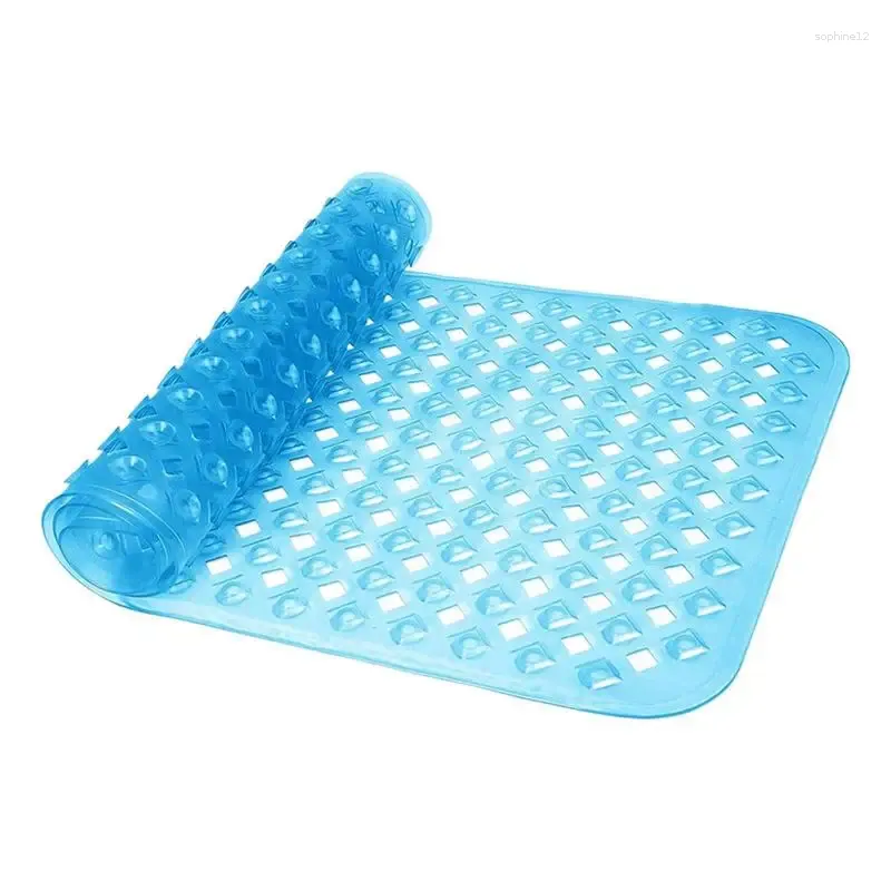 Tapis de bain sol avec ventouses 35x16 pouces, lavable en Machine, essentiels de bain, sécurité de la baignoire pour les toilettes