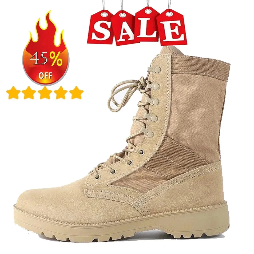 Alang Combat Boots - High Top Tactical Desert Boots