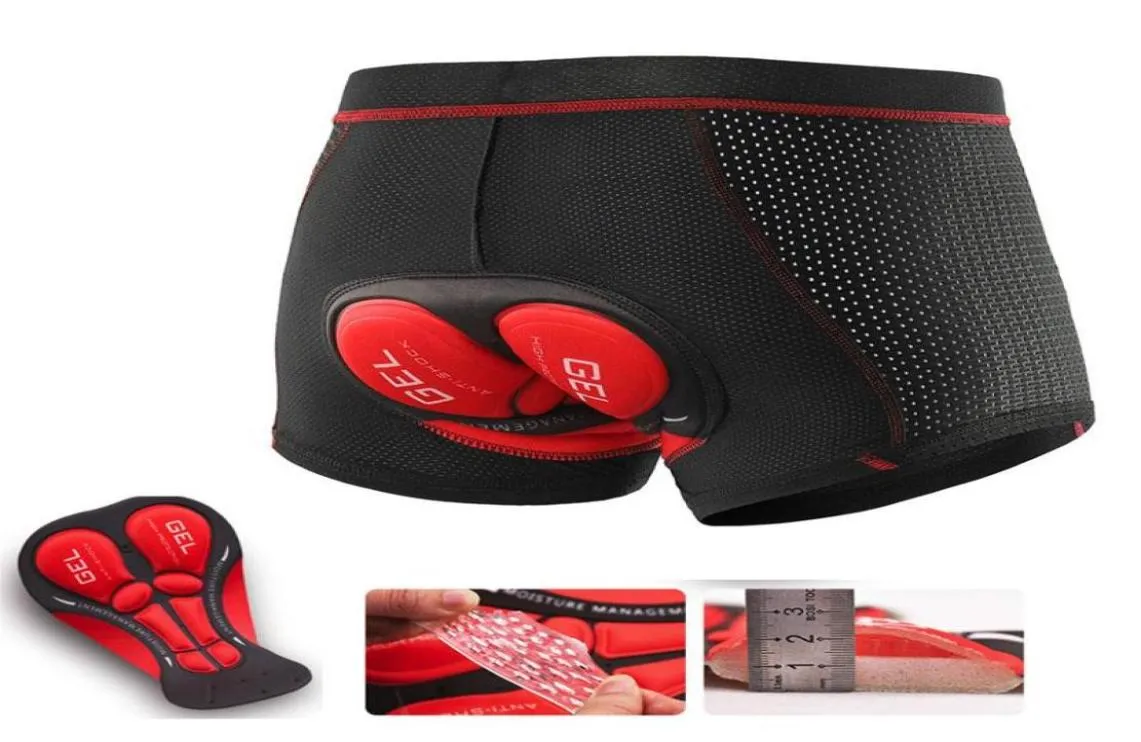 Mise à niveau des shorts de cyclisme hommes femmes sous-vêtements de sport coussin de GEL antichoc pour VTT culotte de vélo Bermudes ciclisme moto A3786044