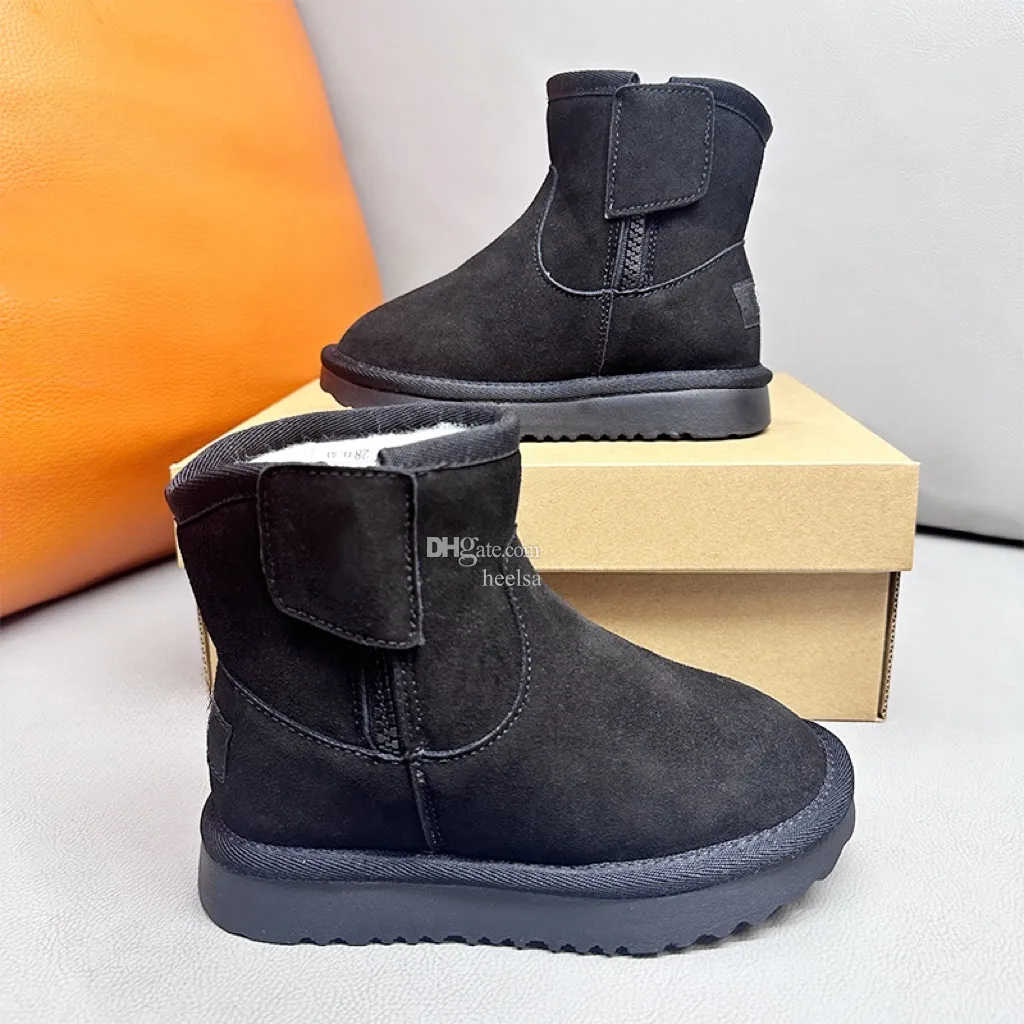 kids shoes designer Classic mini snow boots Australia girl children youth boy warm boot winter size 28-37 09lk#_voghion.com