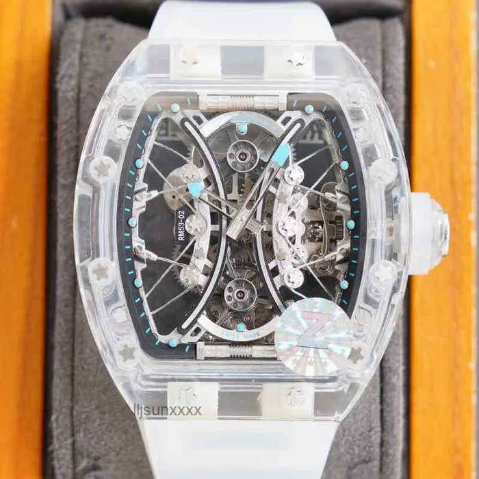 Orologio da uomo di lusso Richa m di alta qualità Designer di orologi automatico Meccanico Waterproof Acciaio in acciaio inossidabile in gomma da polso panchromatico vende KXRF