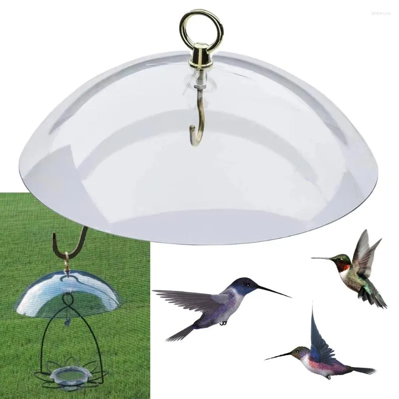 Other Bird Supplies 26 Cm Large Baffle Protects Hanging Feeders Weather Rain Guard No Tool Install Durable Resistant For Feeder