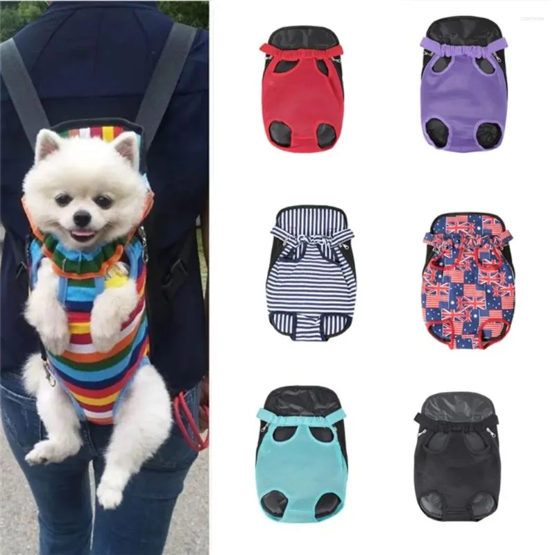 Porte-chats Portable sac à dos de transport pour animaux de compagnie maille Camouflage produits de plein air sacs à poignée d'épaule respirants pour petits chiens chats Chihuahua