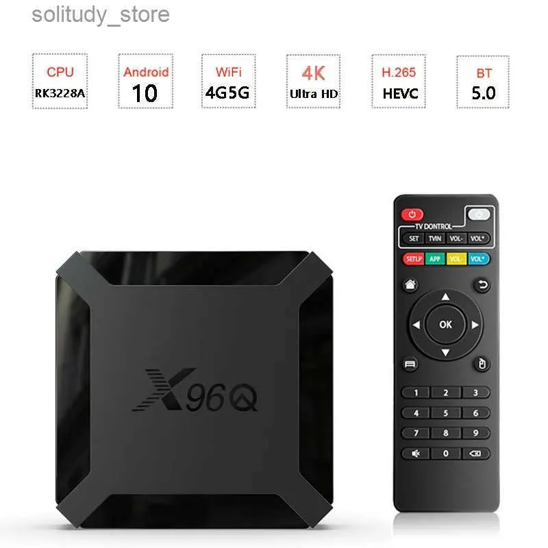 Set Top Box X96Q TV Android 10 2 GB 16 GB RK3228A quad core HD 4K WiFi 4G 5G set-top box BT 5.0 Smart Media Player VS X96 Mini Q240402