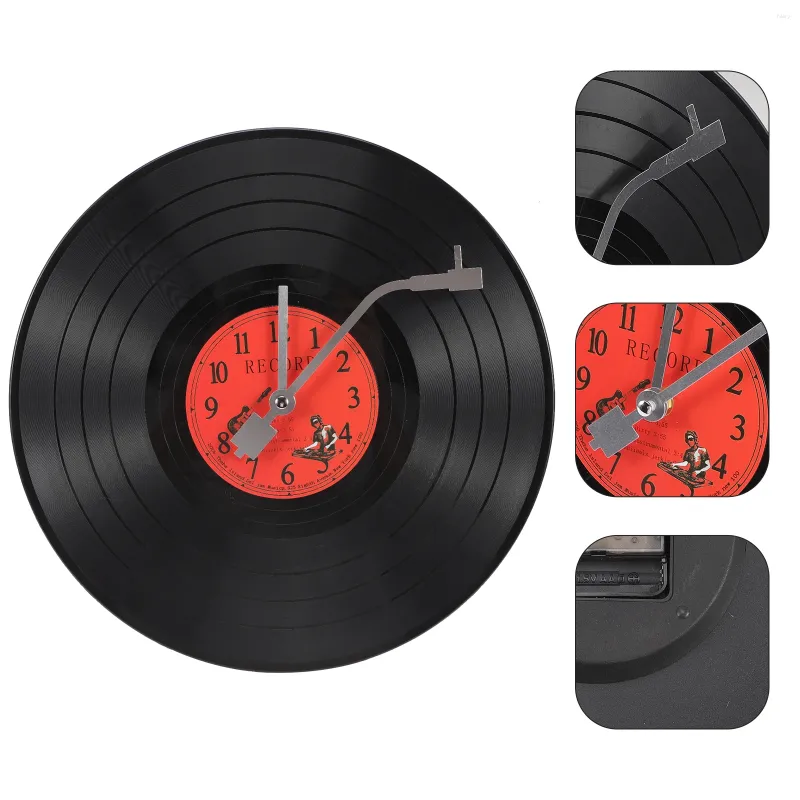 Zegary ścienne ROLL Record Clock Office kuchnia plastikowy salon wiszący muzyka muzyka
