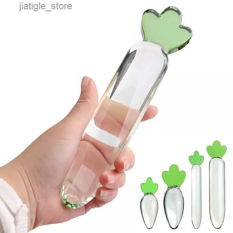 Carrot Glass butt plug for Women - Perfect for... Carrot Glass butt plug for Women - Perfect for...