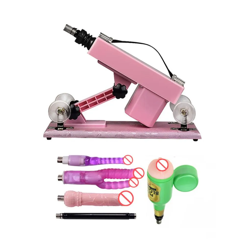 Powerful Motor Quiet Sex Machine Gun For Men And Women Automatic Love Machines with Dildo Accessories Masturbation Cup Device7558927