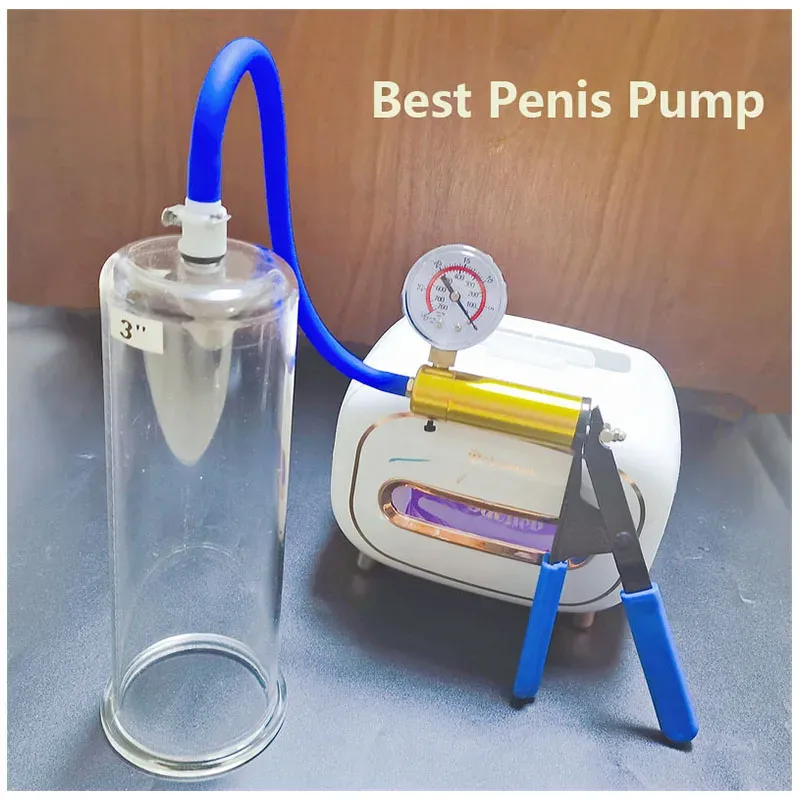 Toys Manual Pump Sex Toys for Men Enlargement Vacuum Pump for Penile Increase Male Masturbator Adult E Trainer Tool