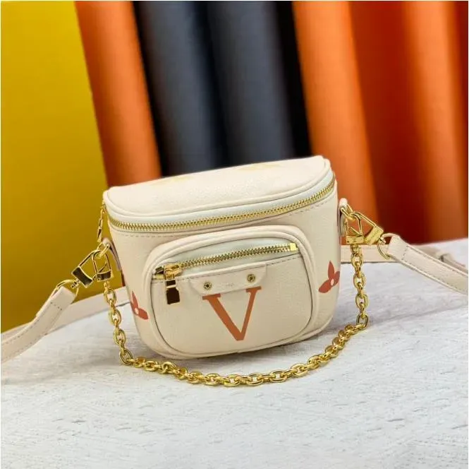 Luxury Brand Handbags Colorful Mini Bum Bags Stylish Hobo Satchels Louisehandbag for Everyday Wear Louisvuttion Bag Flower Stripes 297