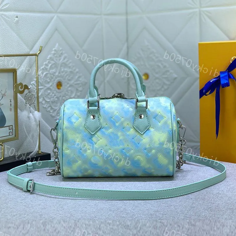 Partihandel Totes Bag handväska Luxurys kudde påsar mini crossbody boston 20 cm rosa handväskor designers axelväskor läder mode kvinnor plånbok