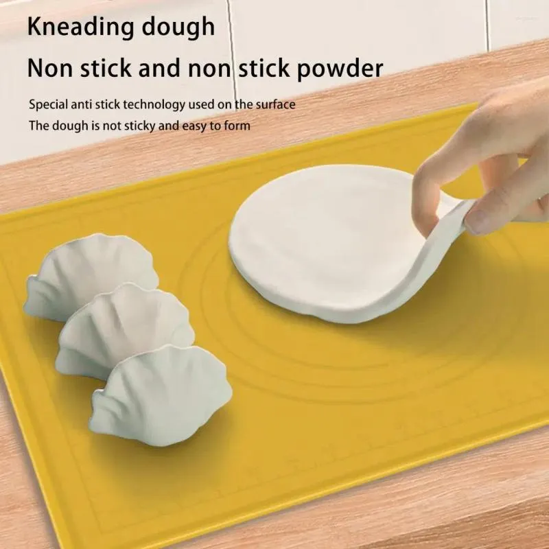 Pişirme Aletleri Yeniden Kullanılabilir Dayanıklı 30x40cm Tatlı DIY Hamur Haddeleme Aracı Eko Dostu Pasta Mat Temizlenmesi Kolay Pişirme Malzemeleri